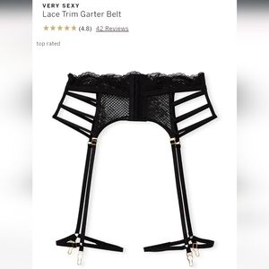 Victoria's secret Very sexy fishnet garter belt with leg thigh harnesses